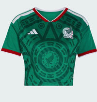 Camiseta México Cropped 26/27 Home Mujer