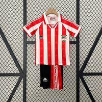 Camiseta y Pantalones Cortos Niño Athletic Bilbao Home Retro 95/97