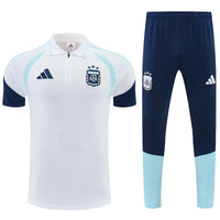 Conjunto Polo y Pantalón de Entrenamiento Argentina 26/27 - Blanco