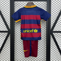 Camiseta y Pantalones Cortos para Niño FC Barcelona Retro