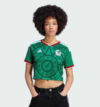 Camiseta México Cropped 26/27 Home Mujer