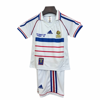 Camiseta y Pantalones Cortoss para Niño Retro Francia Away 1998
