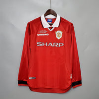 Camiseta Manga Larga Manchester United 1999