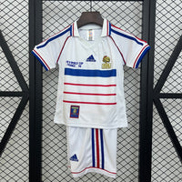 Camiseta y Pantalones Cortoss para Niño Retro Francia Away 1998