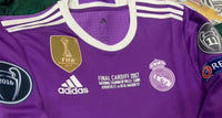 Camiseta Real Madrid Retro Final Liga DE Campeones 16/17 - Con Patch