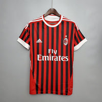 Camiseta AC Milan Retro 2011/2012 - Roja e Negra
