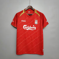 Camiseta Liverpool Retro 05/06 - Reebok - Roja