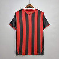 Camiseta AC Milan Retro 09/10 - Roja e Negra